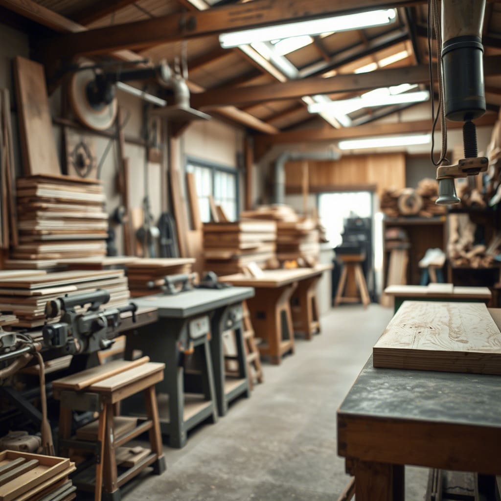 Artisans working in our workshop