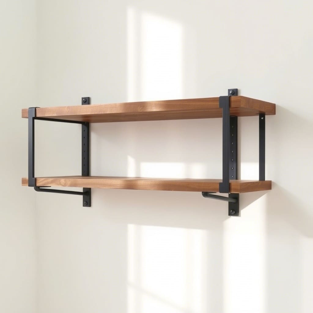 Industrial metal shelf