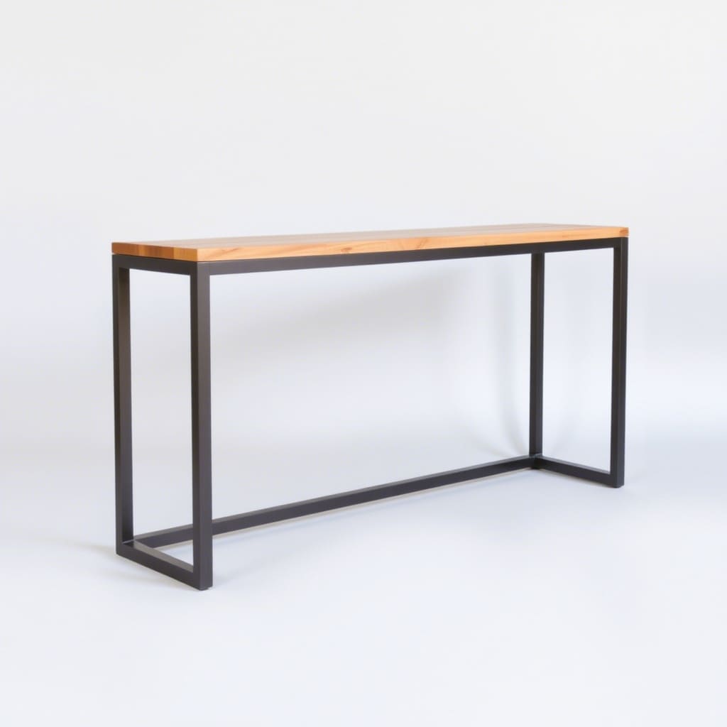 Industrial console table