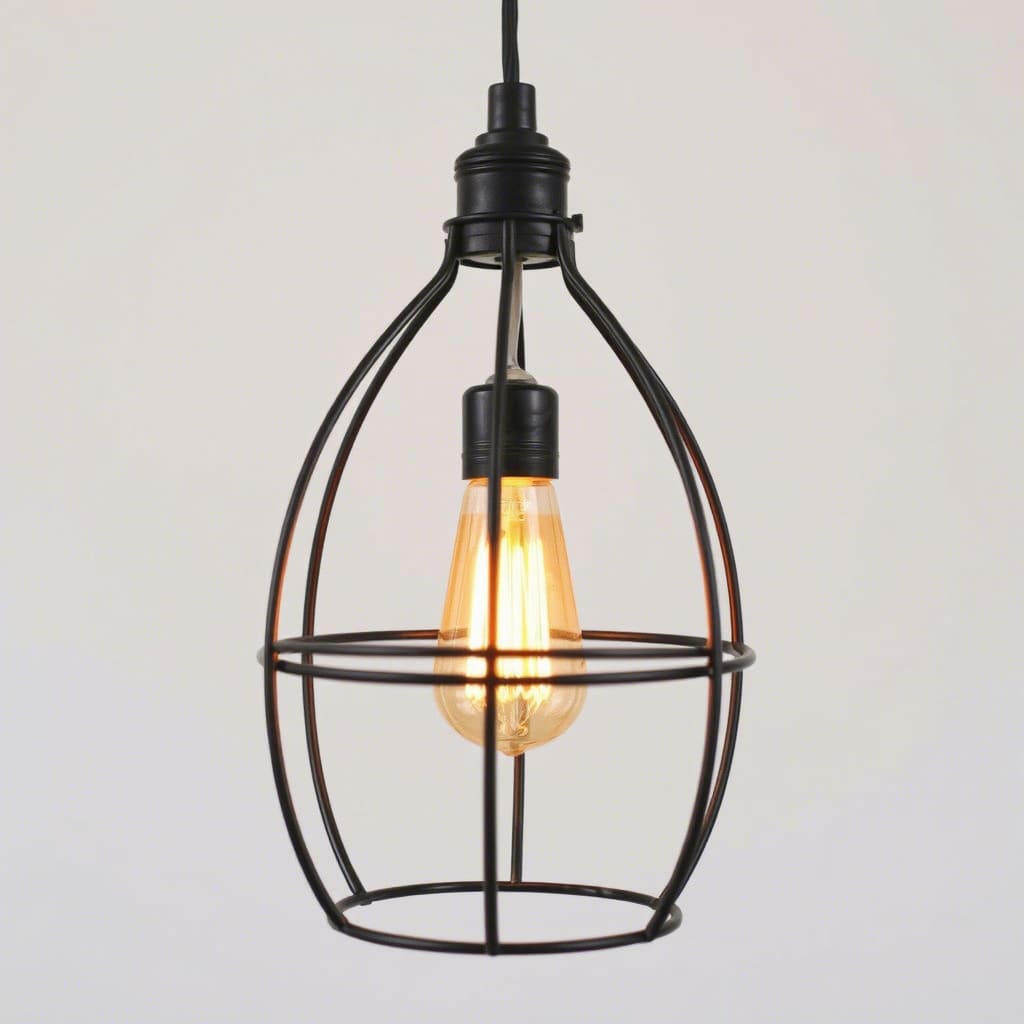 Edison bulb pendant light