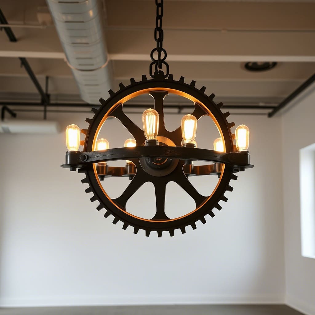 Industrial chandelier